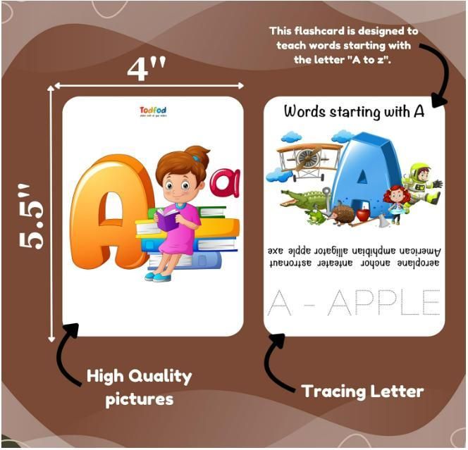 Todfod Re-Writable Smart Knowledge Flash Cards