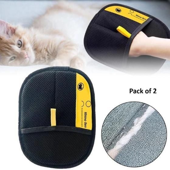🐾 Ultimate Pet Hair Removal & Grooming Glove